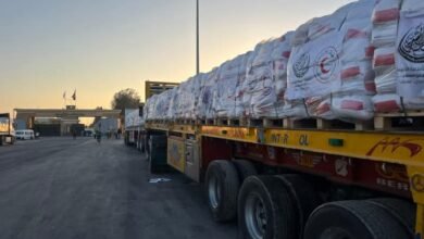 الهلال الأحمر المصري يدفع 205 شاحنة وأكثر من 3500 طن مساعدات غذائية وإغاثية عاجلة