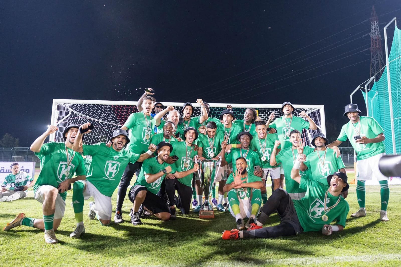 تهنئة من السفير مهند يونس لفريق نادي الأهلي بطرابلس