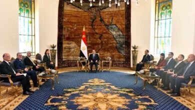 الرئيس عبد الفتاح السيسي يستقبل رئيسة حكومة الجمهورية التونسية