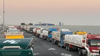 الهلال الأحمر المصري يدفع نحو 2500 طن مساعدات غذائية وإغاثية عبر قافلة «زاد العزة» الـ 37 إلى غزة