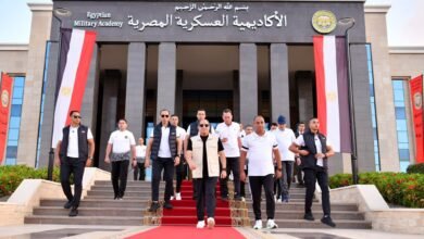الرئيس السيسي قام بزيارة الأكاديمية الأكاديمية العسكرية فجر اليوم