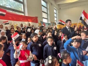 القنصل المصري وليد عثمان يشارك في احتفال ذكرى حرب أكتوبر